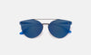 Retrosuperfuture Tuttolente Giaguaro Blue Super Model Sunglasses Eyewear Unisex Glasses