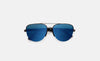 Retrosuperfuture Air Blue Mirror Super Model Sunglasses Eyewear Unisex Glasses