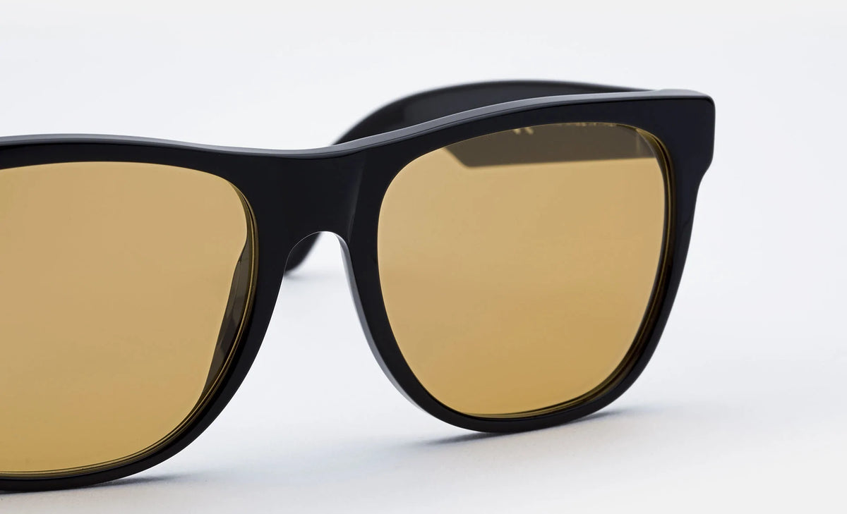 Retrosuperfuture Classic Mustard Seed Sunglasses H0A -Fully Visible Eyes Lenses