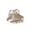 Ciclón Jewelry Pearly Black Murano Glass Chain Bracelet Adjustable 171100