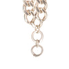 Ciclón Jewelry Pearly Black Murano Glass Chain Bracelet Adjustable 171100